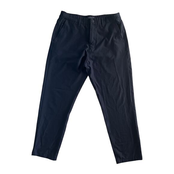 Marc New York Andrew Marc Black Stretch Pants 34x32 Mens Slim Fit Trousers - Picture 1 of 14